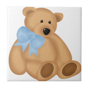 Cute Teddy Bear, For Baby Boy Tile