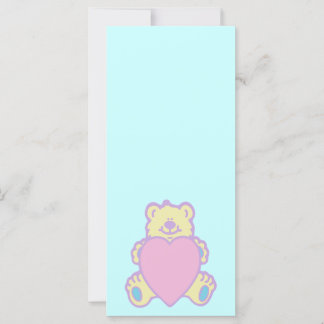 Cute Teddy Bear Love Heart