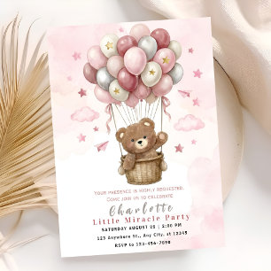 Cute Teddy Bear Party Invitation
