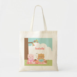 Cute Teddy Bear Picnic Party Outdoor For Kids Tote Bag