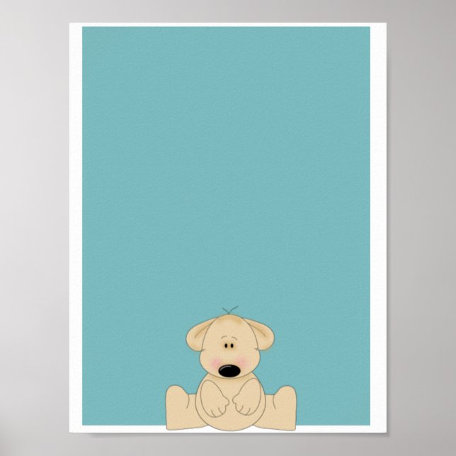 Cute Teddy Bear poster (Front)