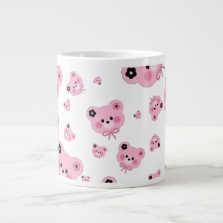 Cute Teddy Bear Specialty Mug – Pink & Black 