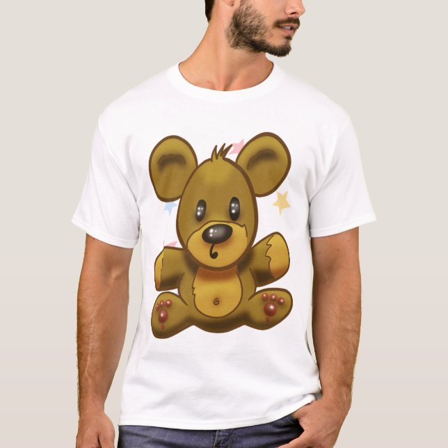 Cute Teddy Bear T-Shirt (Front)