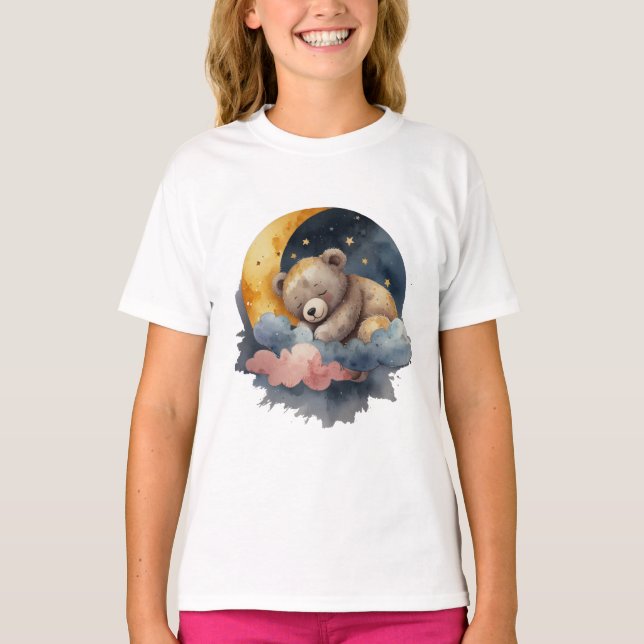Cute Teddy Bear T-Shirt (Front)