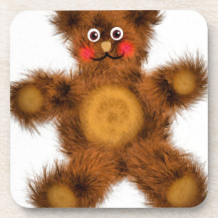 Cute Teddy Bear Toy Children Baby Shower Coaster