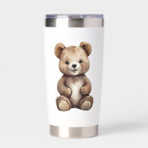 Cute Teddy Bear Tumbler