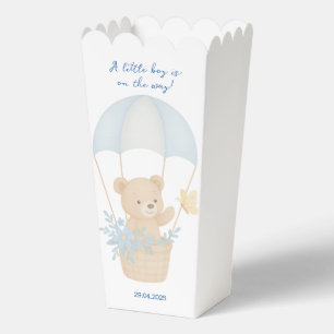 Cute Teddy Bear with Parachute Baby Shower  Favour Box