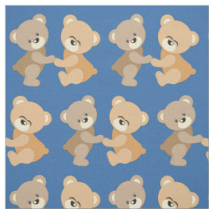 Cute Teddy Bears Fabric