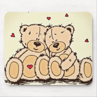 Cute Teddy Bears Mouse Mat