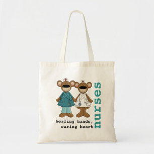 Cute Teddy Bears Nurse Appreciation Gift Tote Bag