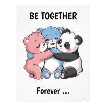 Cute Teddy Bears with Panda