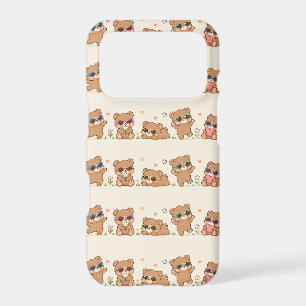 Cute Teddy Bears with Sunglasses Pattern Adorable