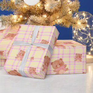 Cute Teddy print  Wrapping Paper