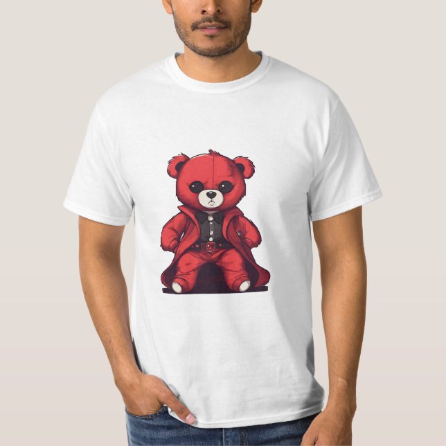 Cute teddy red boy T-Shirt (Front)