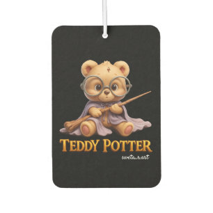 Cute Teddy Wizard Car Air Freshener