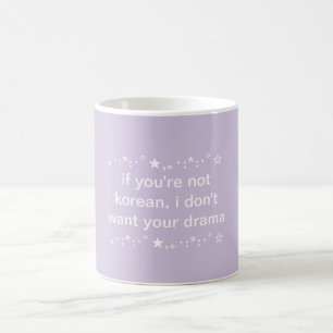 Cute Teen Aesthetic Kpop & Kdrama Coffee Mug