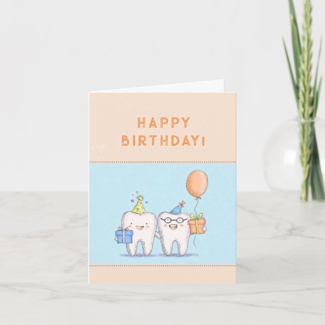 Cute Teeth Patient Card (Front)