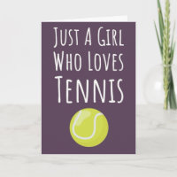 Cute Tennis Cards For Girls Kids Her Sports Sporty