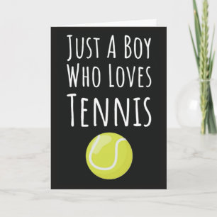 Cute Tennis Cards For Kids Boys Sports Sporty