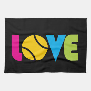 Cute Tennis  LOVE -   Tea Towel