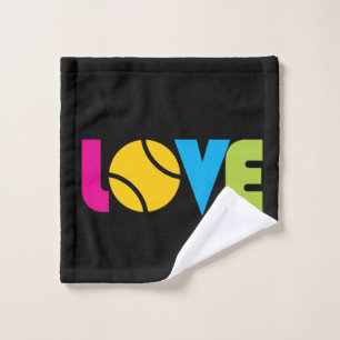 Cute Tennis  LOVE -   Wash Cloth