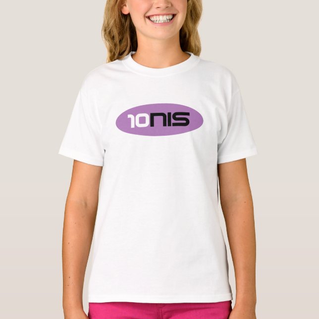 Cute tennis top t shirt for sporty girls 10NIS (Front)