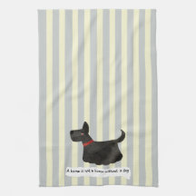 Cute Terrier blue and cream striped