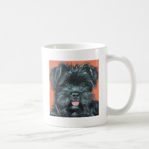 Cute Terrier Dog Painting Coffee Mug