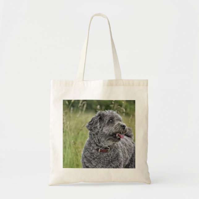 Cute Terrier Dog Tote Bag (Front)