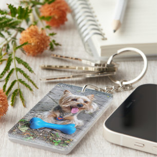 Cute Terrier Key Ring