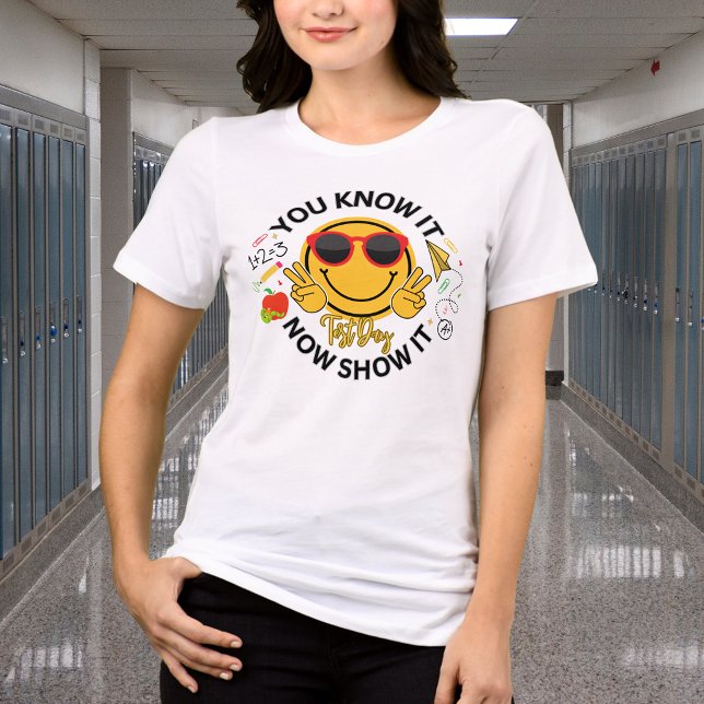 Cute Test Day School Tri-Blend Shirt (Creator Uploaded)