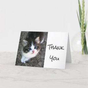 CUTE "Thank You" Customisable Personalizable Thank You Card