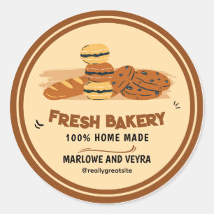 Cute Thank You Sticker Colorful and Elegant Design