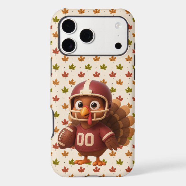Cute Thanksgiving day football turkey (Back)