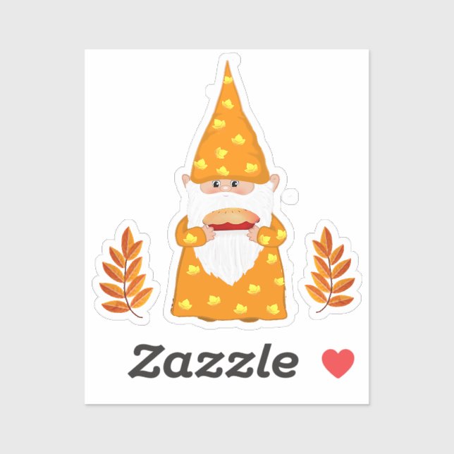 Cute Thanksgiving Gnome  (Sheet)