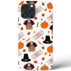 Cute Thanksgiving Pattern Gobble Give Thanks