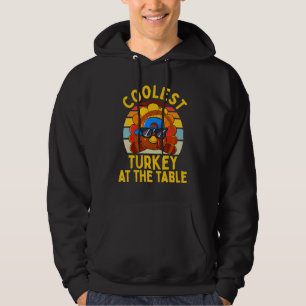 Cute Thanksgiving Toddler Boy Coolest Turkey At Th Hoodie