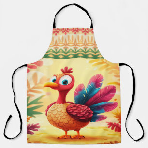 Cute Thanksgiving Turkey Apron