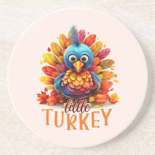 Cute Thanksgiving Turkey Coaster