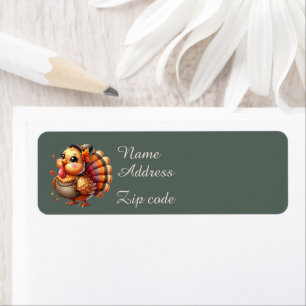 Cute Thanksgiving turkey customisable