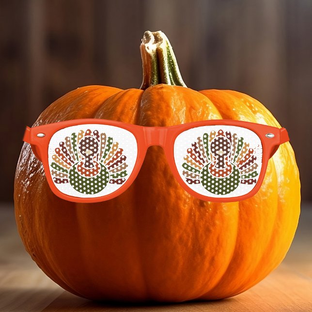 Cute Thanksgiving Turkey Sunglasses (Creator Uploaded)