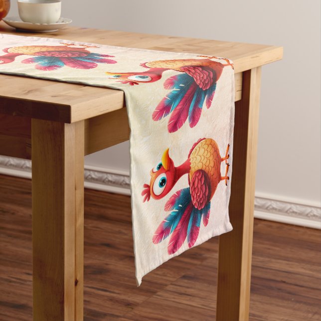 Cute Thanksgiving Turkey Table Runner (In Situ)