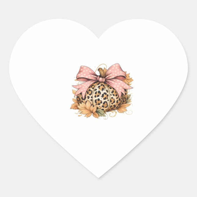 Cute Thanksgiving Turkey with Sparkling Feathers C Heart Sticker (Front)