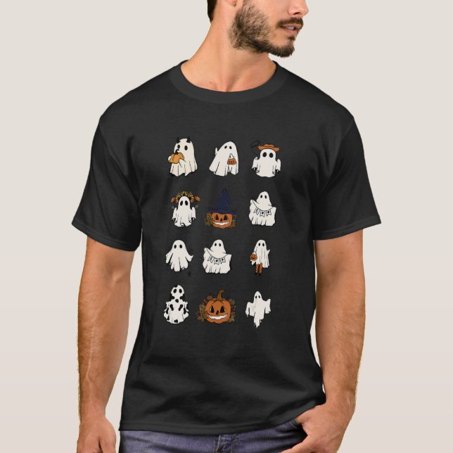 Cute The Boo Crew Matching Family Halloween Vibes T-Shirt (Front)