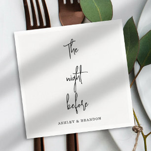 Cute The Night Before Napkins