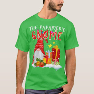 Cute The Paramedic Gnome Snow Gnomies Lovers Merry T-Shirt