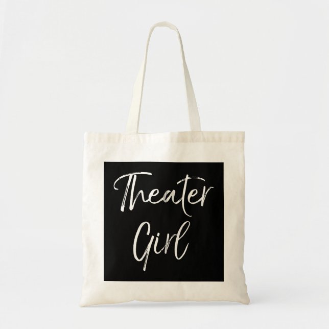 Cute Theatre Gift for Women Broadway Lovers Theate Tote Bag (Front)