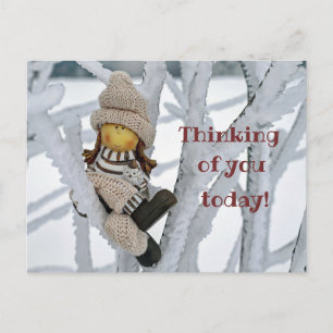 Cute Thinking of You Postcard