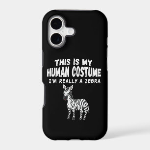 Cute This Is My Human Costume I'm Really A Zebra