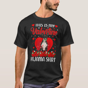 Cute This Is My Valentine's Day Boston Terrier Dog T-Shirt